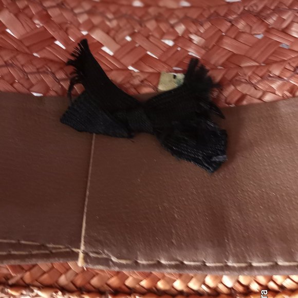 Trilby Straw Hat Vintage Size S/M EUC - Picture 9 of 11